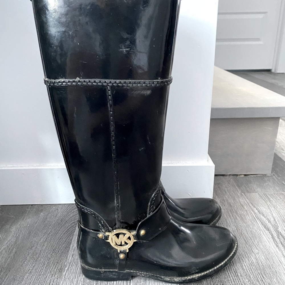 Michael Kors rain boots size 7 , barely worn